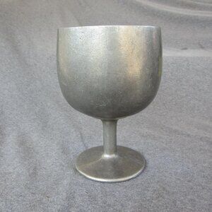 24 oz Lyman vintage pewter chalice goblet cup (w3278)